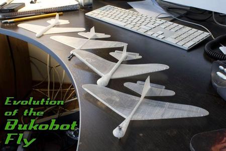 Bukobot Fly – 1 piece printable glider that flies!