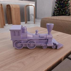 3D Locomotive Decor and Toy with Stl Files and Gift for Kids & Kids Toy, Steam Locomotive, 3D Printing, Ho Scale Locomotive, Stl Locomotive