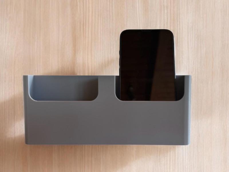 Phone holder for motorhome