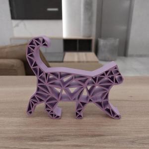 3D Cat Decor for Gifts with 3D Stl Files & Home Decor, Cat Lover, 3D Printing, Ready to Print, 3D Art, Cat Art, 3D Printed Decor, 3D Print