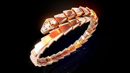 Serpenti diamond snake bracelet 2
