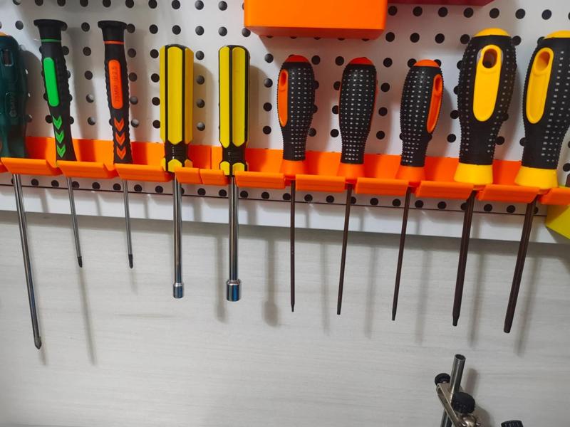Pegboard Screwdriver Organizer