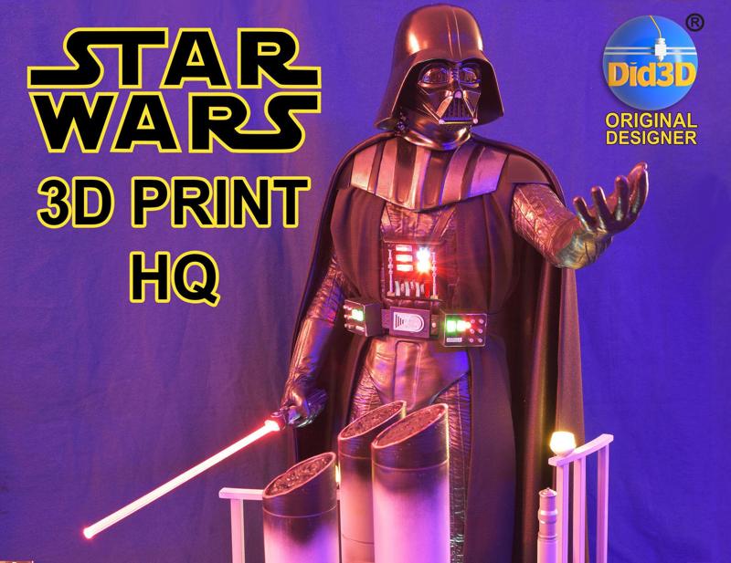 Darth Vader HQ The Empire Strikes Back 1-3 SCALE 70cm 3D print