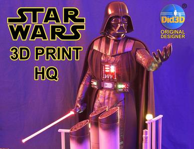 Darth Vader HQ The Empire Strikes Back 1-3 SCALE 70cm 3D print