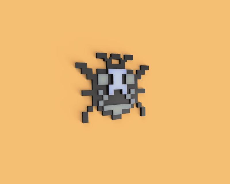 Retro Series – Pokemon Keyring – Bug
