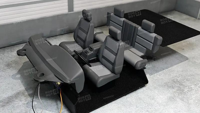 1/10 Interior for Toyota Land Cruiser 80 series (LC80)