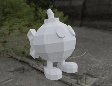 Low Poly Bob-Omb