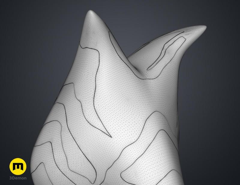 Ahsoka’s Lekku Mold –  Star Wars Rebels