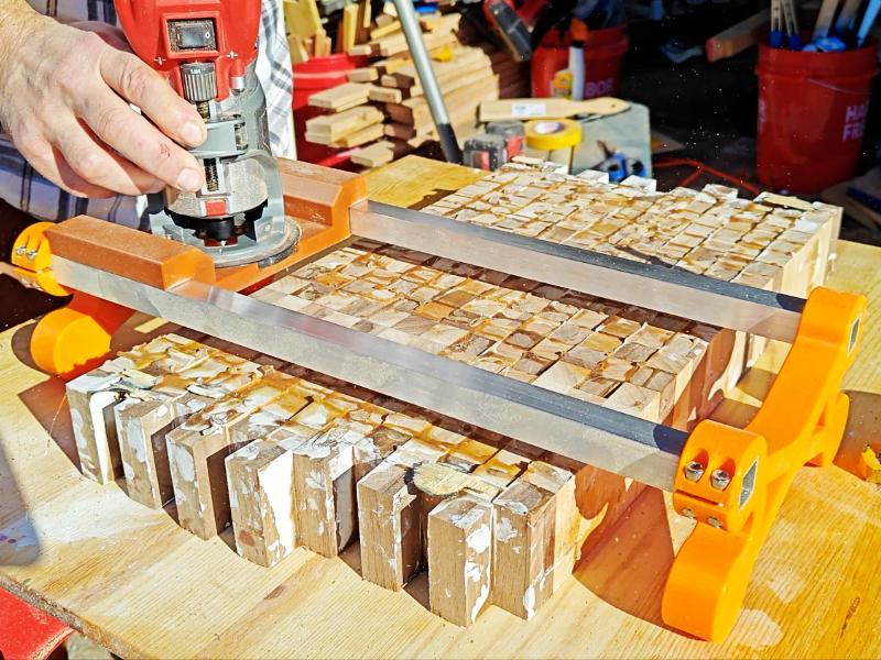 M18 Trim Router Slab/Cutting Board Flattening Jig