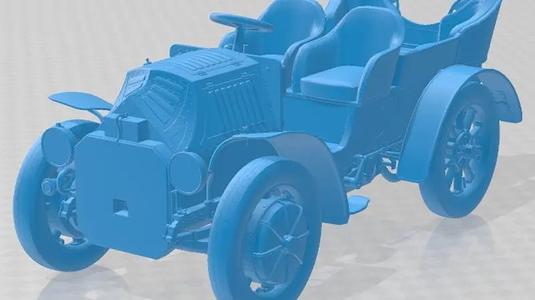 Lohner Porsche Mixte 1901 Printable Car