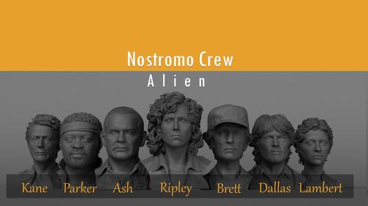 Alien 1979 – Nostromo crew 3D Model Collection