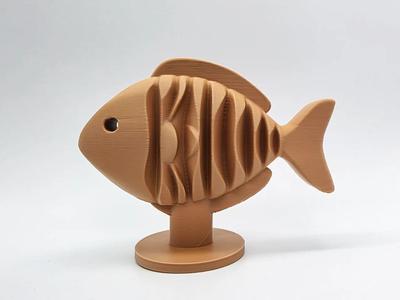 Wooden Fish Sculpture 2   
