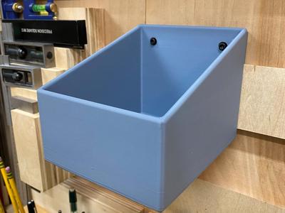 French cleat workshop bin