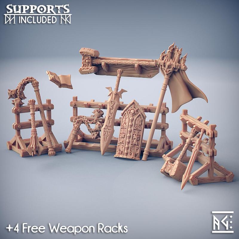Weapons for Loot & Racks: Requiem Brotherhood