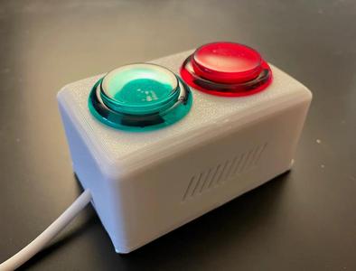 Two-Button Enclosure for Home Assistant   