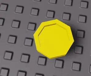 low poly coin