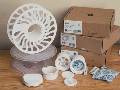 Reusable spool for Bambu refills