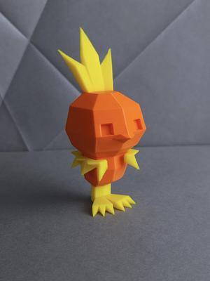 Torchic Low Poly