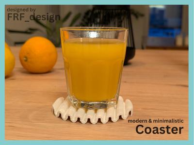 Coaster – modern – minimalistic – fuzzy skin