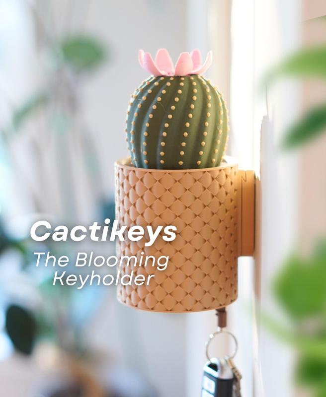 CactiKeys – The Blooming Wall Mounted Keyholder