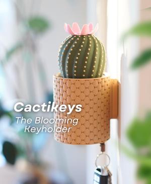 CactiKeys – The Blooming Wall Mounted Keyholder