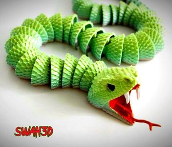 Articulated snake (print in place)