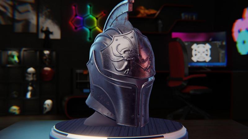 Faraam Knight Helmet from Dark Souls