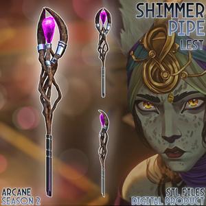 Lest Shimmer Cosplay Pipe Arcane League of Legends