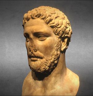 Portrait of the philosopher Pythagoras