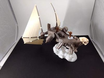 Sails and cloud base for Flying Ship