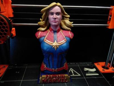 Captain Marvel Bust