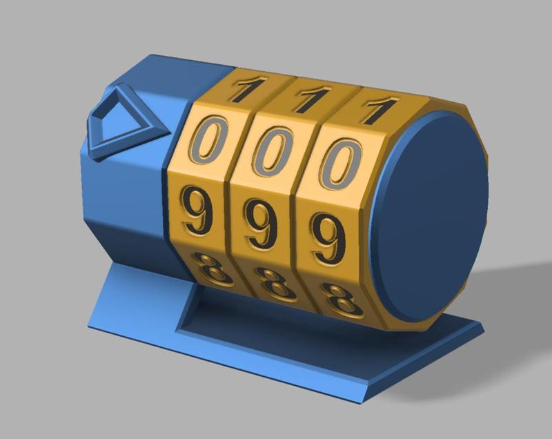 HP/Life/Spell/Gold/XP Counter (with stand) 1 to 5 digits
