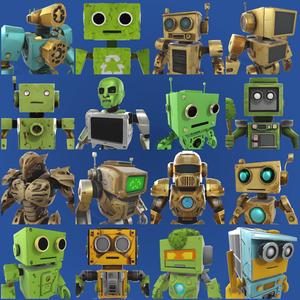 Articulated Robot Army Collection