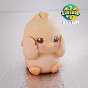 Three Wise Baby Chicks - Easter Surprise / Breakable Eggs - 3D print STL and 3MF file