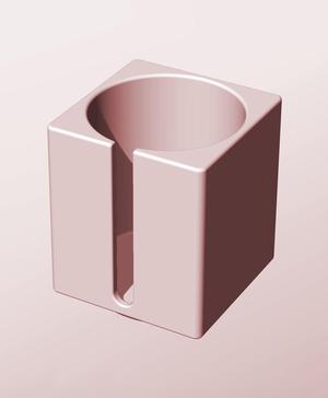 CS68-85-S Modular slotted component container modern decor