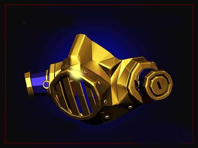 Enforcer Mask - League of Legends Arcane Cosplay Mask