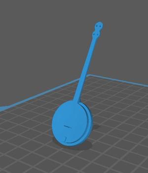 Banjo Minature STL File