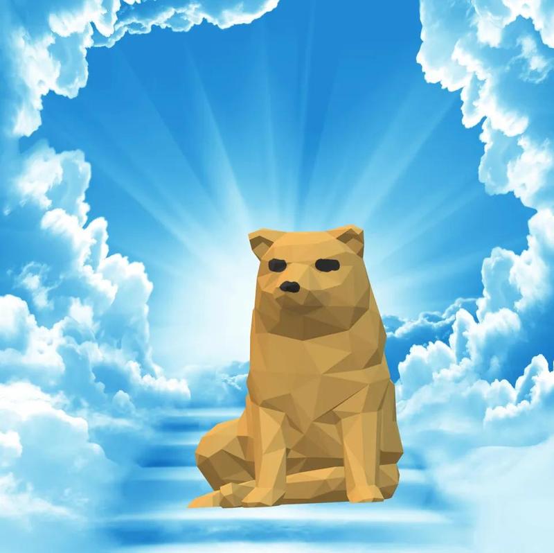 Balltze (Cheems) low poly