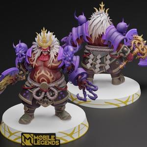 FRANCO KING OF HELL MOBILE LEGENDS 3D STL