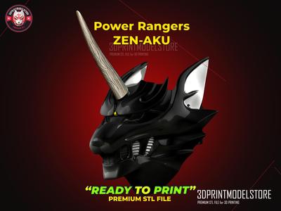 Power Rangers Wild Force Zen-Aku - Siver Gaoranger Wolf Demon