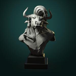 Minotaur bust