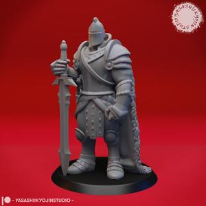 Armored Fighter / Knight – Tabletop Miniature