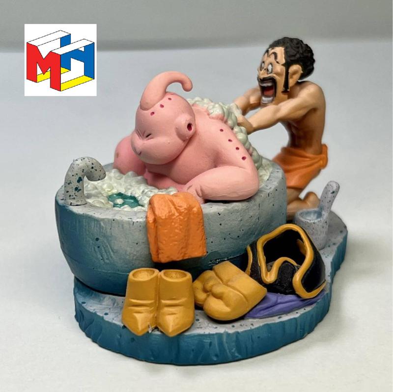 Megahouse Capsule Neo Majin Buu and Mr. Satan Dragon Ball Z Bathtub