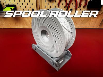 Spool Roller with Label Holder