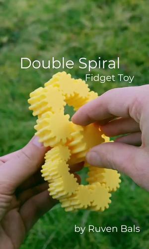 Double Spiral Fidget Toy