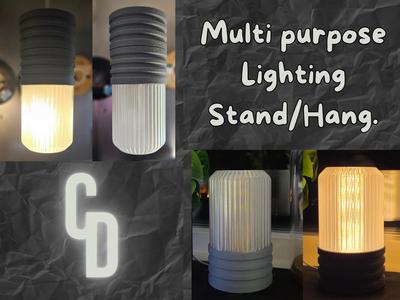 Modern Multi Function Lantern (E14) (LED Strip)