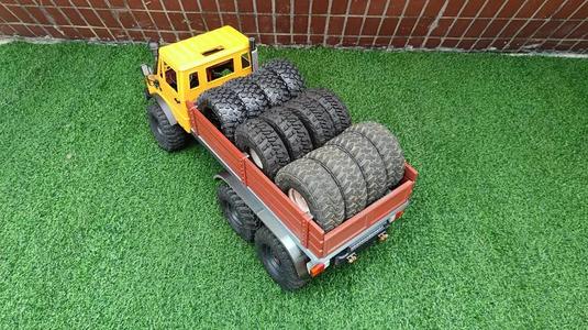 Crawler Bog 406 TRX6 Flatbed for Single Cab- 1/10 RC body attachment