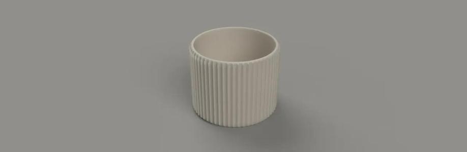simple vase or plant pot
