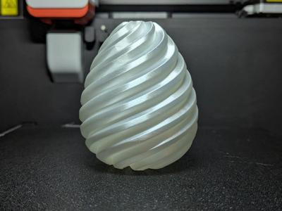 Spiral Easter egg in Vase mode (FAST print)