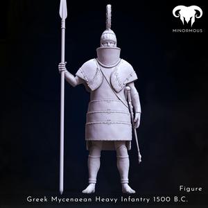 Figure – Greek Mycenaean Heavy Infantry 1500 B.C. Palace Guard!
